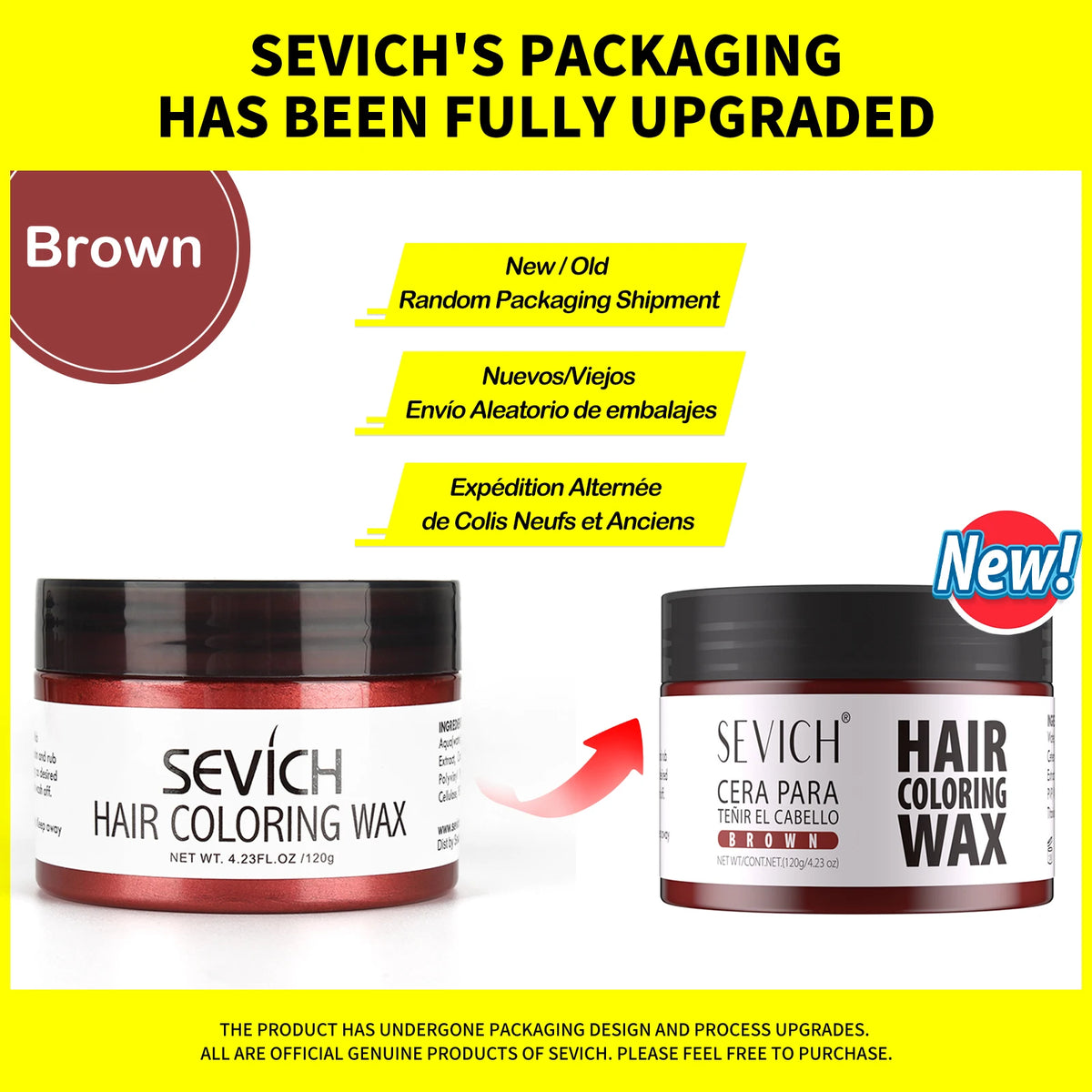 Sevich Temporary Hair Color Wax Men DIY Mud One-time Molding Paste Dye Cream Hair Gel for Hair Coloring Styling Silver Grey 120g