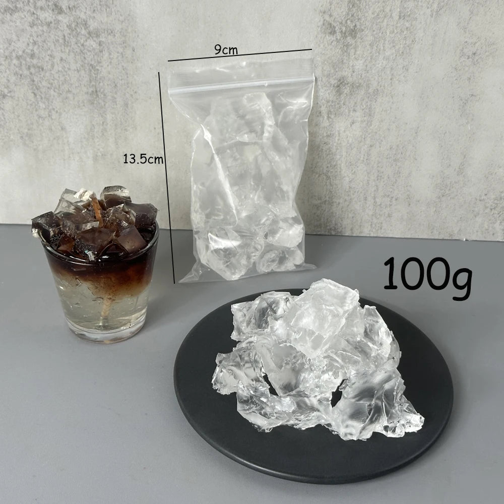 100G Jelly Wax Wholesale DIY Handmade Scented Candle Making Supplies Material Transparent Wax Raw Material Crystal Wax Smokeless