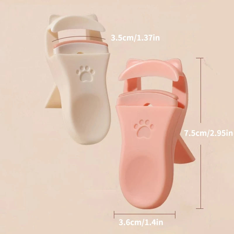 Eyelash Clip Cat Claw Eyelash Clip 1 Set Of Portable Cute Eyelash Clip Tool With Additional Silicone Pad Precision Eyelash Clip