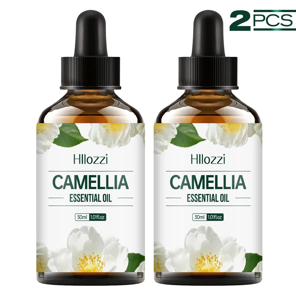Camellia Oil Essential - Pure Natural Moisturizer for Face & Hair, Hydrating, Non - Greasy Multifunctional essential oil for all