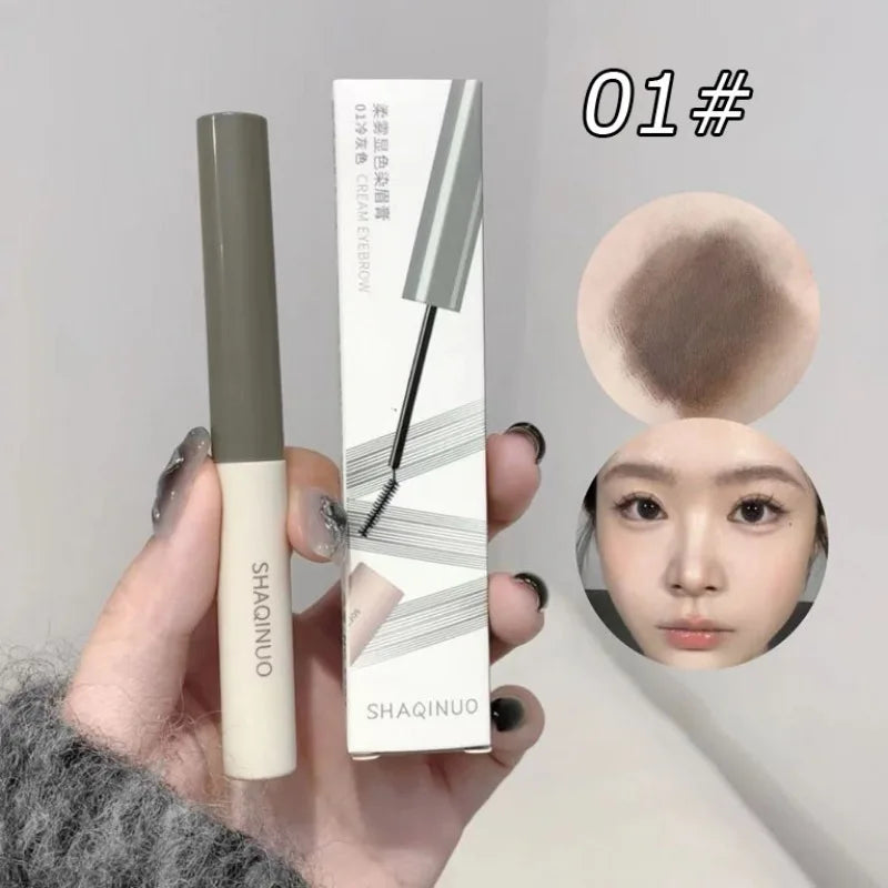 Eyebrow Dye Waterproof Long Lasting Natural Brown Eyebrow Gel Paint Eyebrow Tint Mascara Makeup Brow Enhancer Cream Cosmetics