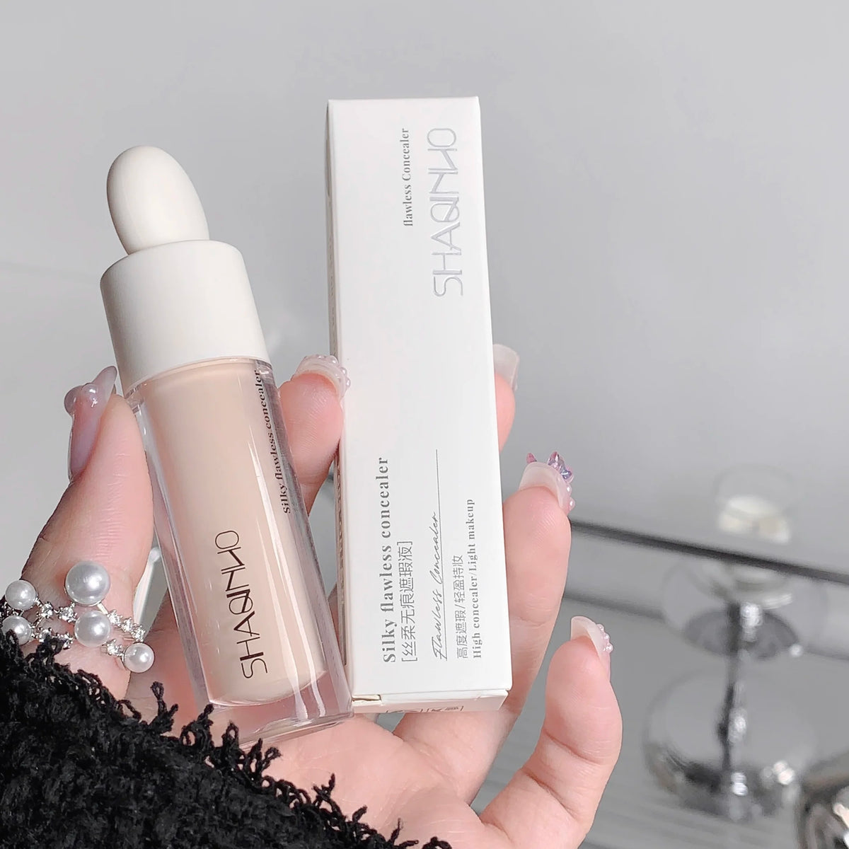 3 Colors Silky Concealer Cover Acne Marks Spots Dark Eye Circles Face Brightening Skin Whitening Concealer