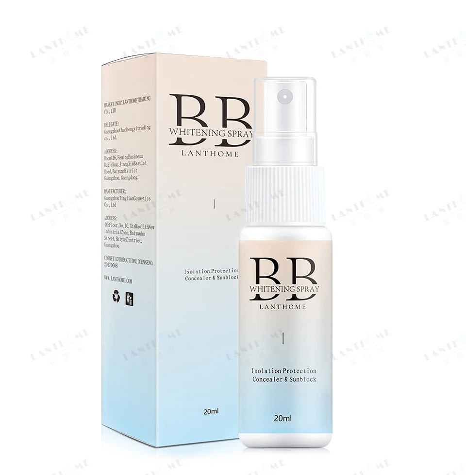 BB Whitening Spray Skin Brightening Moisturizing BB Cream Face Foundation Nourishing Skin Care Beauty Cosmetics