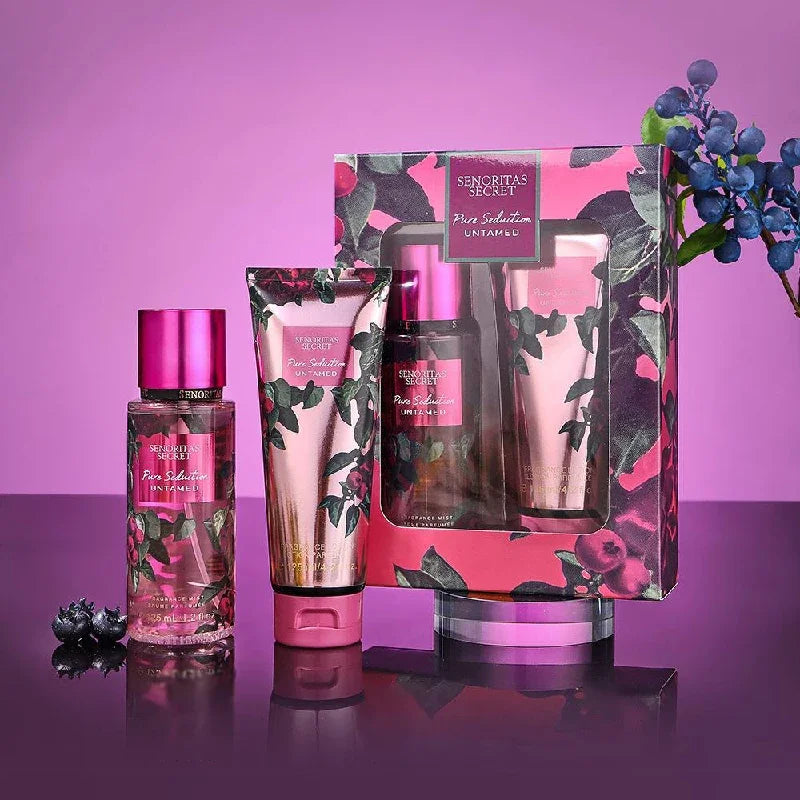 Perfume And Body Lotion Set,Luxury Floral Fruity Women Cream Vanilla Fragrance,Moisturizing Exfoliating,Fresh Sweet Body Spray