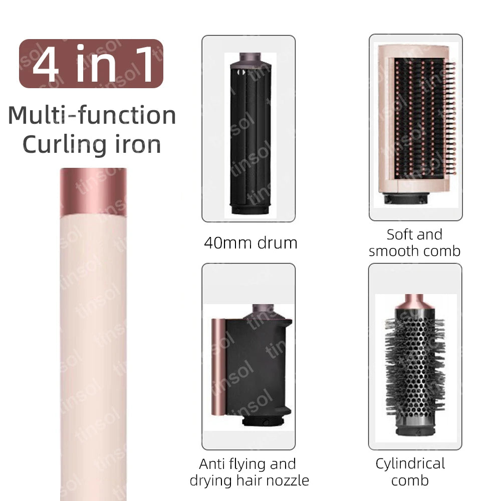 6-in-1 multifunctional hair styler, 110,000 RPM high-speed hair care, ionic hair dryer, quick drying, automatic curling set