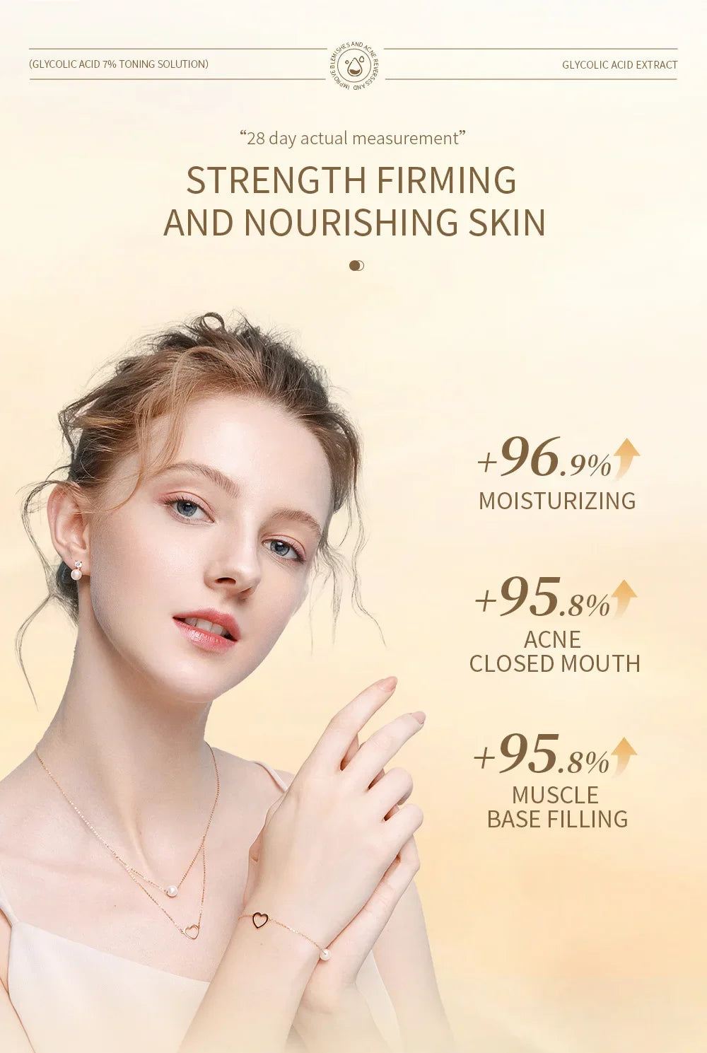 240ML Glycolic Acid 7% Exfoliating Toner Toning Solution Shrink Pores Repair Facial Oil Mild Exfoliating For Blemishes And Acnes