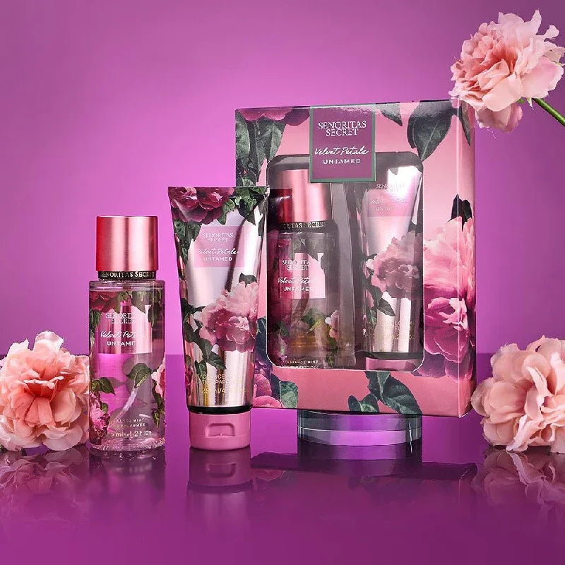 Perfume And Body Lotion Set,Luxury Floral Fruity Women Cream Vanilla Fragrance,Moisturizing Exfoliating,Fresh Sweet Body Spray