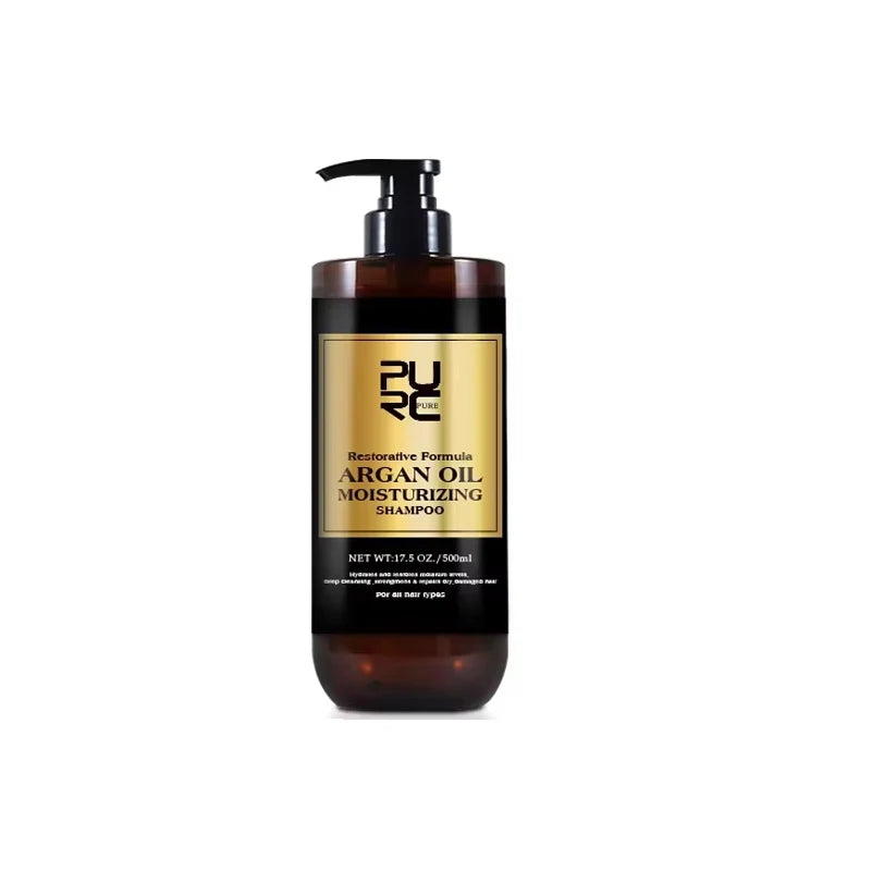 PURC Morocco Set Serum Smoothing Shampoo and Conditioner Repair Hair Mask Anti Dandruff Scalp Anti-Itch Hair Care Products Kit