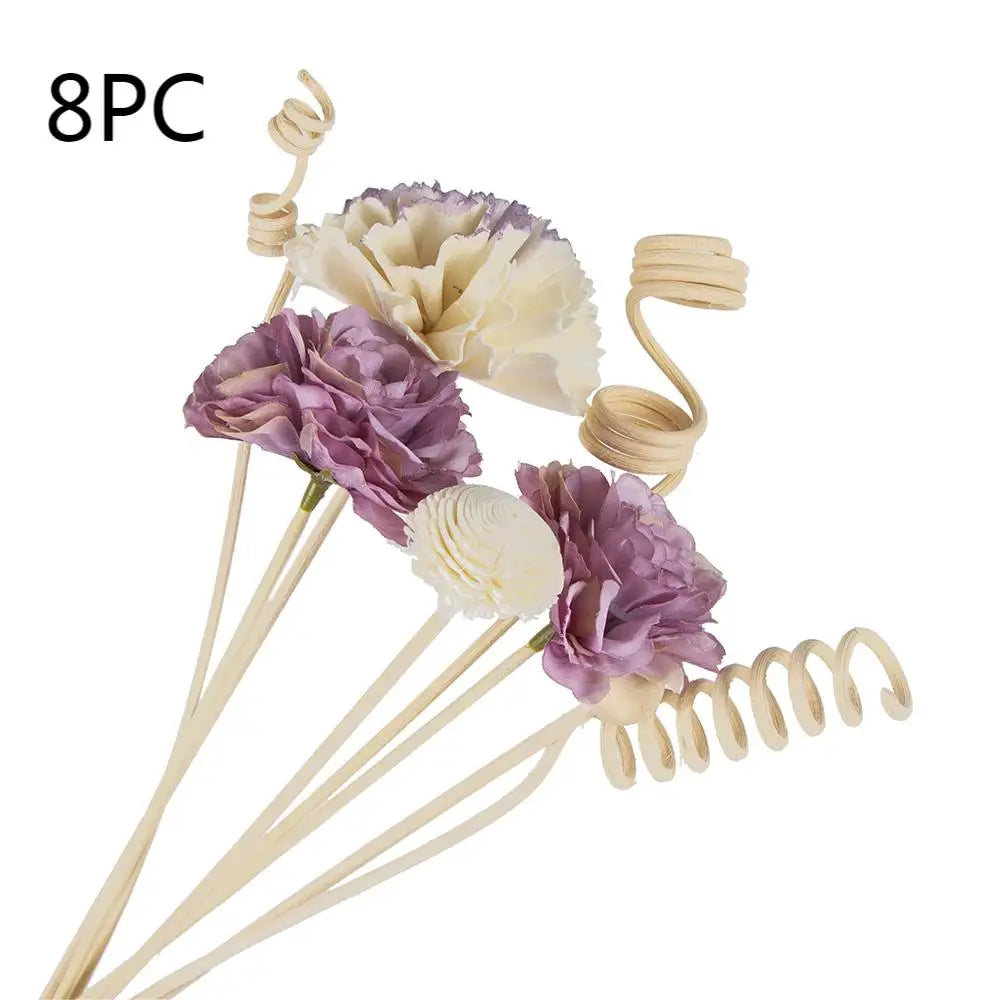 Chrysanthemum Reed Diffuser Sets Artificial Plant Fireless Aroma Vine Combination Desktop Decor Home Fragrance Products