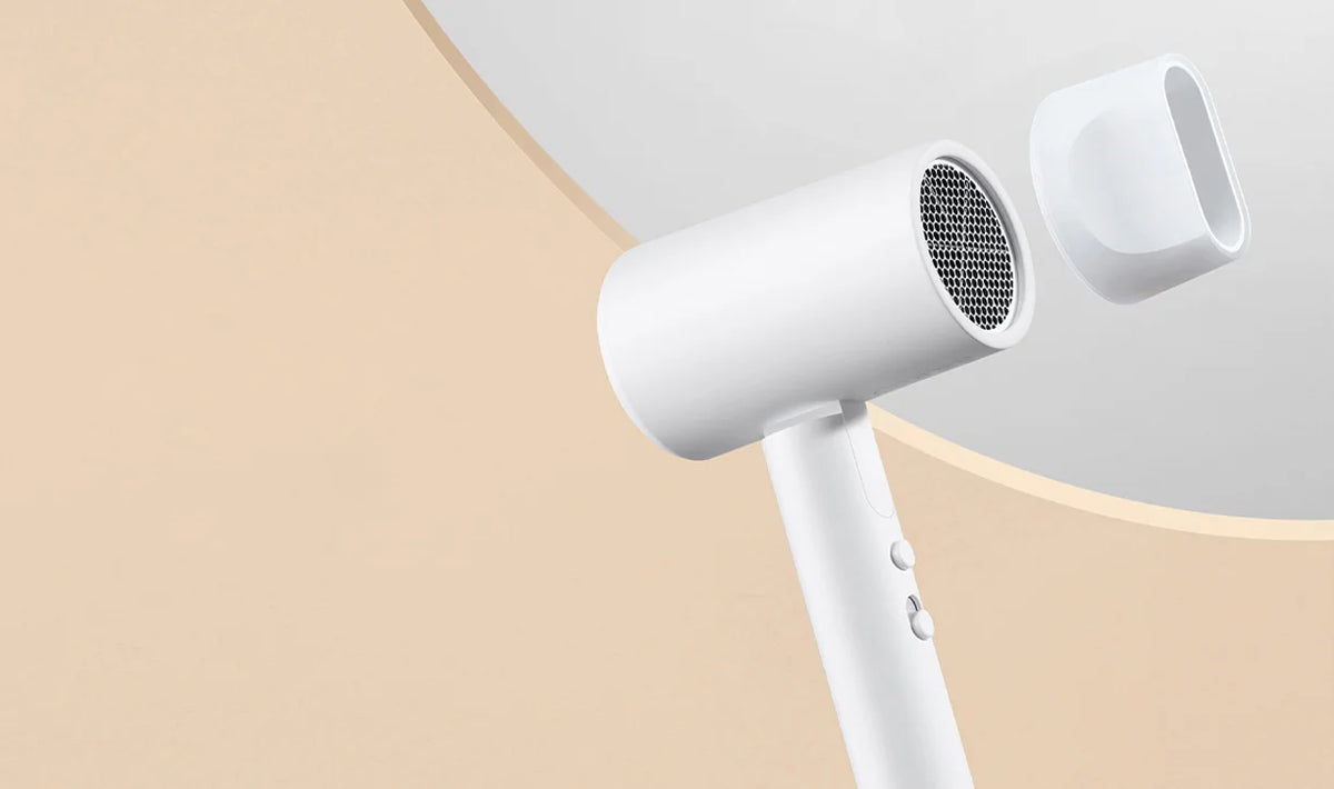 MIJIA Foldable Portable Hair Dryer H101,15m/s Airflow,50 million Negative Ion Dryers,4 Mode,1600W,220V CN Version With Adapter