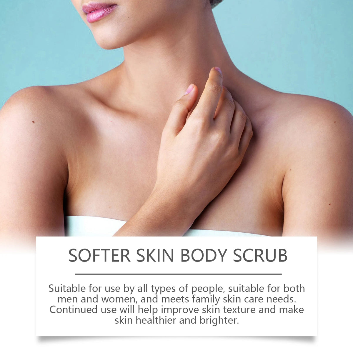 HOYGI Peach Body Scrub Gentle Exfoliating Smoothing Soften Skin Moisturizing Bathing Cleaning Pores Fruit Acid Skin Care 100g