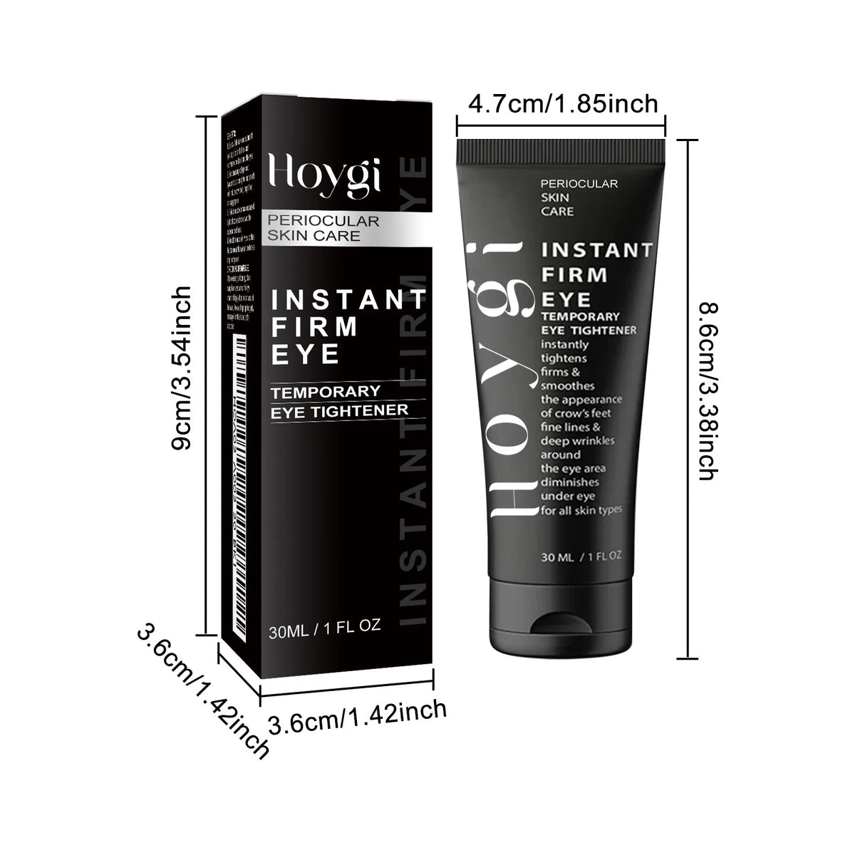 Instant Collagen Firming Eye Cream,Instant Firming&Lifting,Hydrolyzed Collagen Boost,Quickly Reduce Puffiness&Fade Dark Circles,Long Lasting Hydration&Barrier Moisture Retention,Instant&Long Term Anti Aging,Gentle & For All S