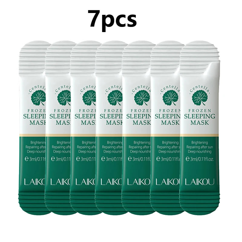 LAIKOU 7pcs Moisturizing Facial Mask Anti Wrinkle Firming Hydrating Sleeping Face Masks Face Mask Beauty Korean Skin Care