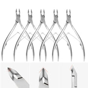 Professional Cuticle Cutter Nail Nippers Scissors Manicure Pusher Pedicure Tong Dead Skin Remover Nail Cuticle Regrowth Tool