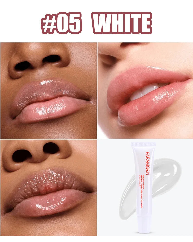 1pcs Soft Tube Mirror Lip Gloss Lip Oil Nude Brown Plumping Lip Gloss Moisturising Transparent Lipgloss Beauty Cosmetics Makeup