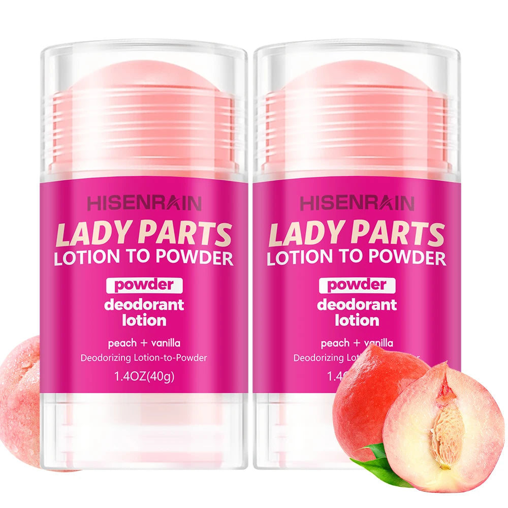 Feminine Intimate Deodorant Peach Stick for Women - Long-Lasting Odor Neutralizer, Fresh & Gentle Care, Natural Ingredients.