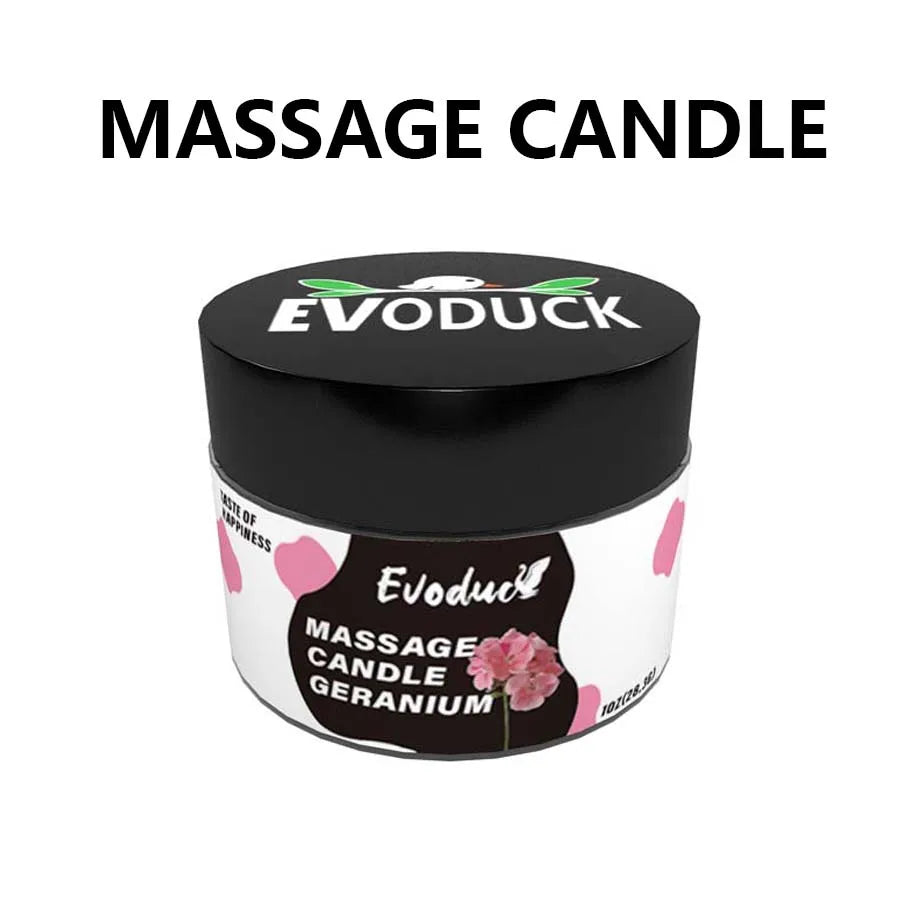 Massage Oil Candle Jasmine Soy Wax Low Temp Melt Pour Skin Care Moisturizing Relaxing Warm Spa Bath Couples Gift Women Christmas