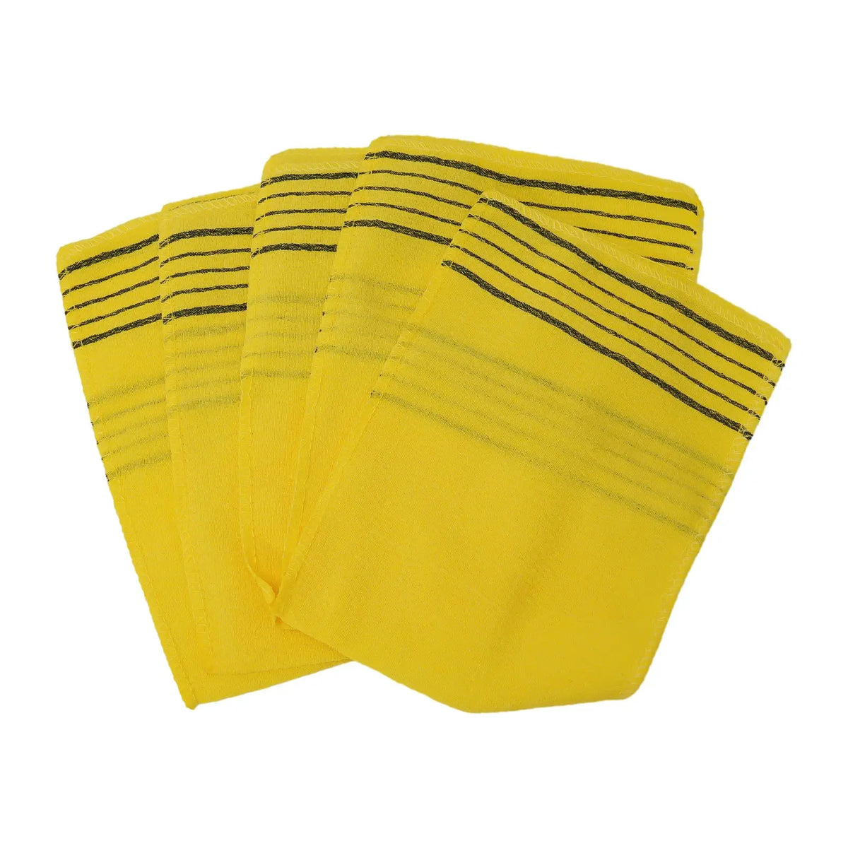 5Pcs Shower Bath Scrub Glove Korean Exfoliating Body Scrubs Shower Towels Wash Cloth Portable For Adults Coarse Grain Brush