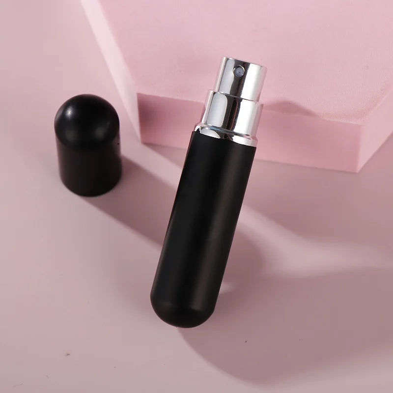 1PC 5ml Portable Mini Perfume Glass Bottle Travel Aluminum Spray Atomizer Empty Metal Parfume Atomiser Sprayer