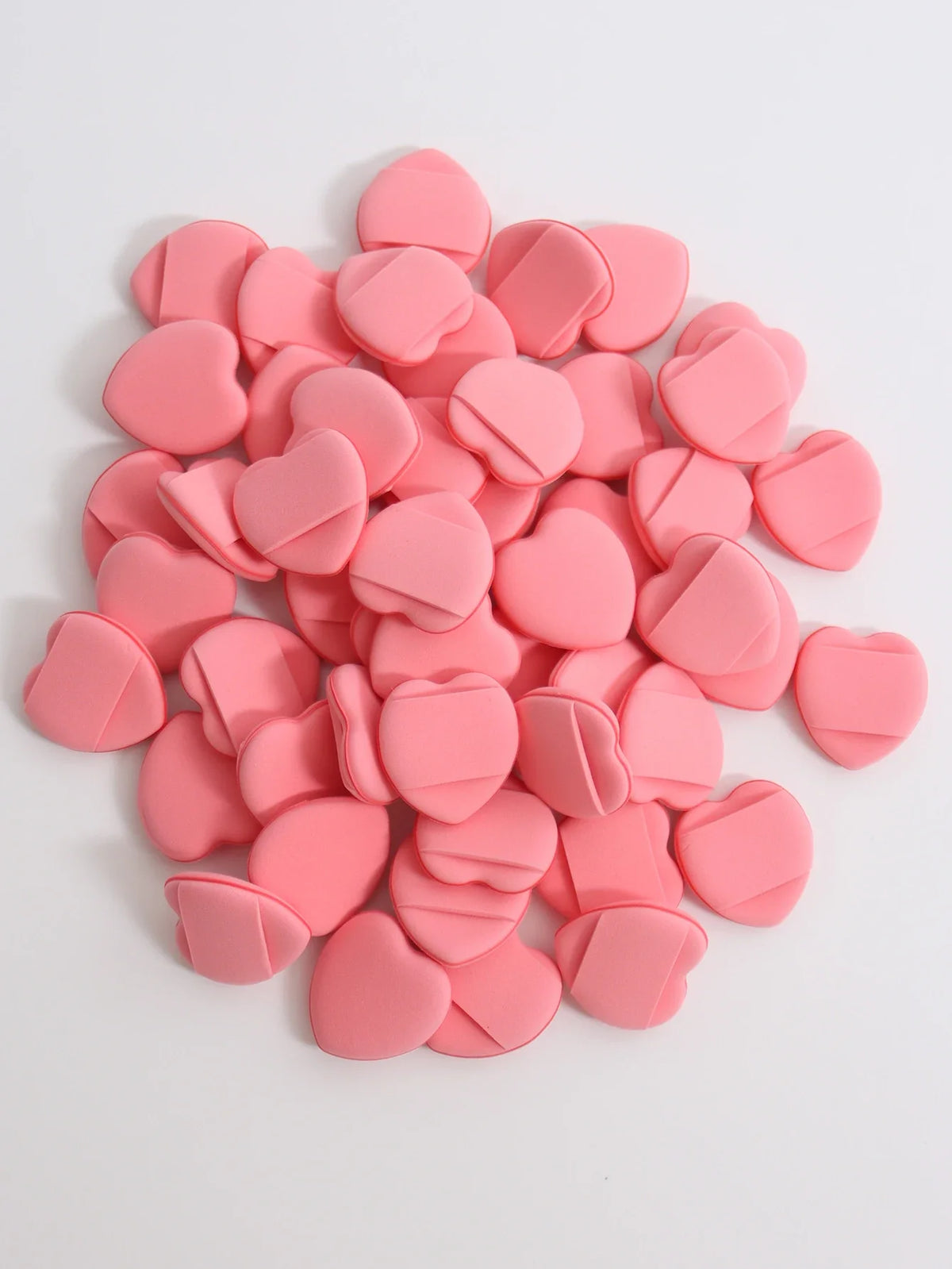 50 Mini Finger Cushion Puffs – Latex-Free Mixed Sponge & Air Cushion Powder Puff for Liquid Foundation Makeup