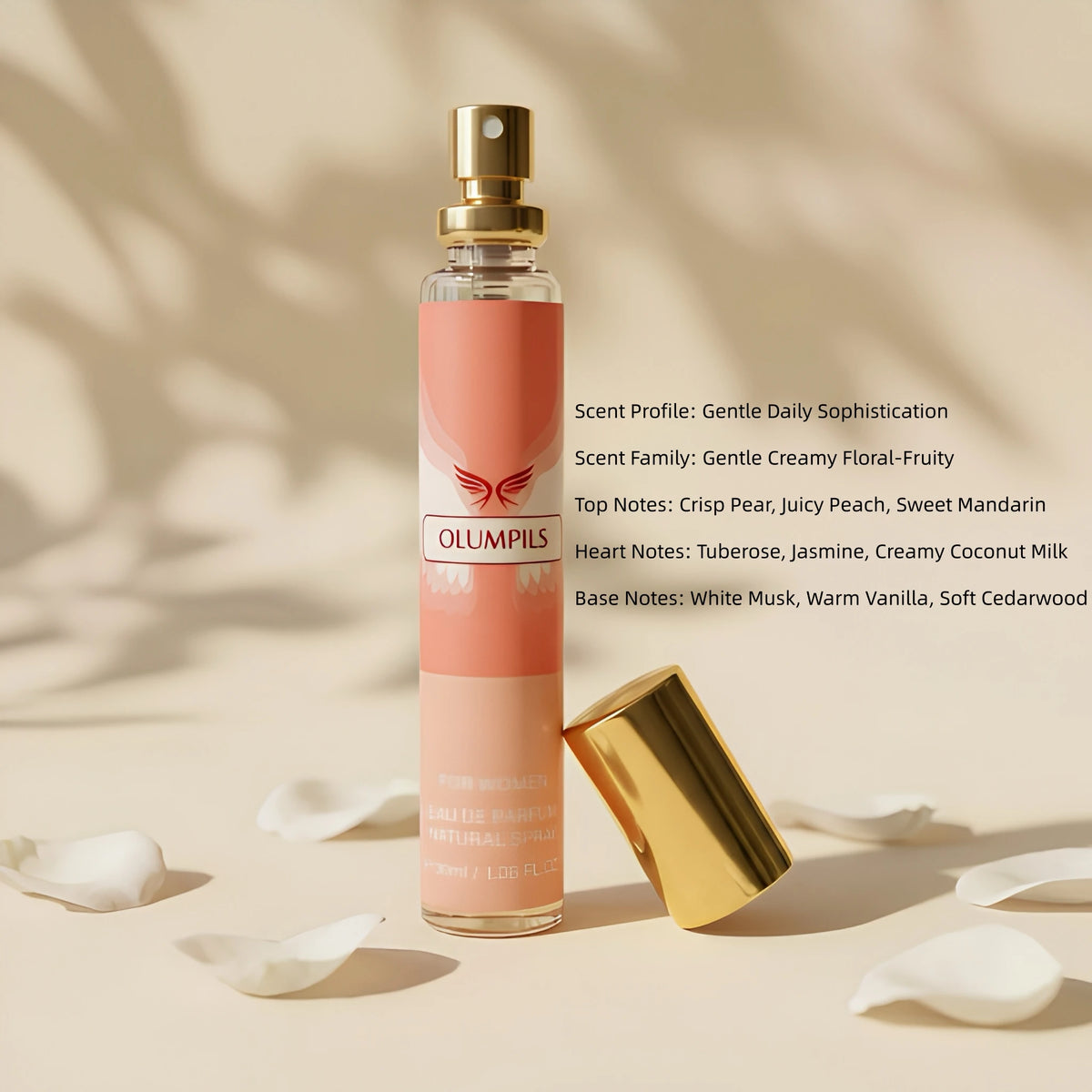 MYSTICAL Eternal Aura 4pcs Women's Perfume Set, Long Lasting EDP Fragrance Discovery Kit for Romantic Dates, Office & Self-Care, Creamy Vanilla, Elegant Rose & Gourmand Scents, 0.68oz X 4 Travel Sampler, Luxury Beauty Gift Se