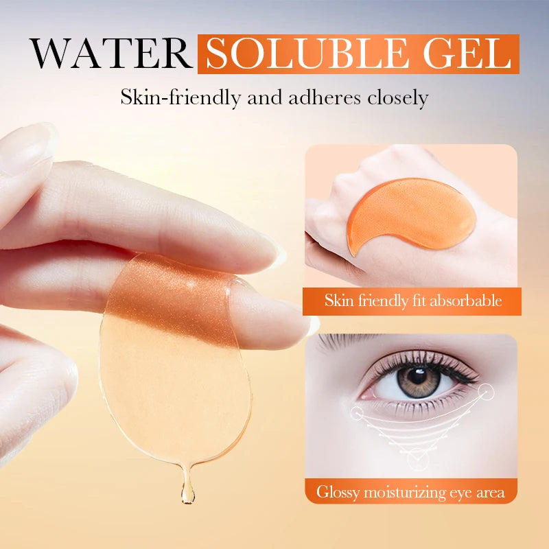 Vitamin C Collagen Moisturizing Eye Mask, Moisturizing, Brightening, and Beautifying Your Eyes, Vitamin C Eye Mask, Collagen Eye Mask - Eye Care.