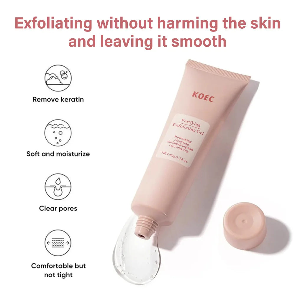 Revitalize Skin Fruit Acid Peeling Gel Facial Cleansing Exfoliating Peeling Scrub Deep Clean Acne Blackhead Remove Face Cleanser