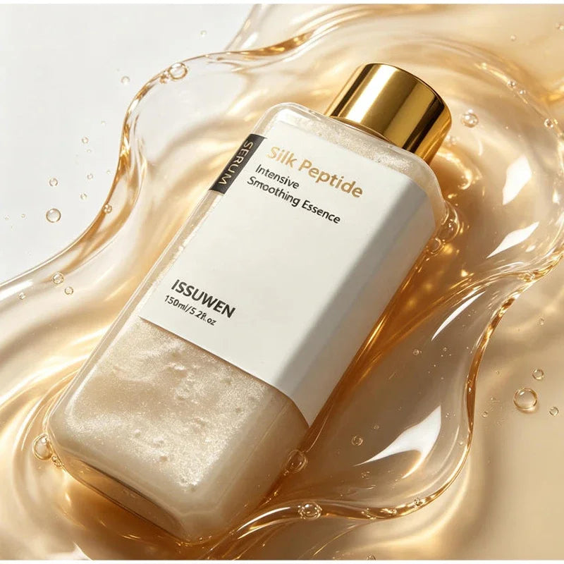 Silk Peptide EGF Facial Toner Gold Particle Smoothing Essence Water Deep Hydration Moisturizing Face Liquid Daily Korea Skincare