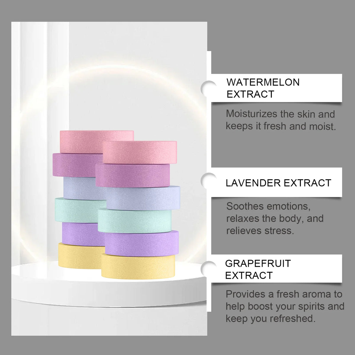 Shower Steamers Tablets Birthday Gift For Women 12 Pack Shower Steamer With Essential Oils Gift For Her Self Care Spa Moisturize