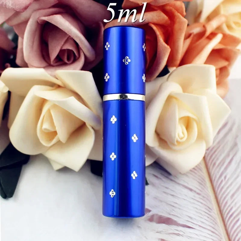 1PC 5ml Small Portable Perfume Bottle 10ml Empty Perfume Atomizer Metal Spray Pump Bottles