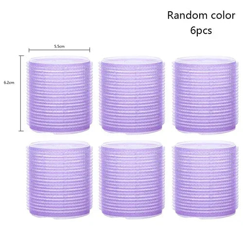 Hair Rollers Self Grip Hook Hair Curlers Heatless Roller Salon Dressing Curlers Jumbo Size Sticky Hair Styling Tools