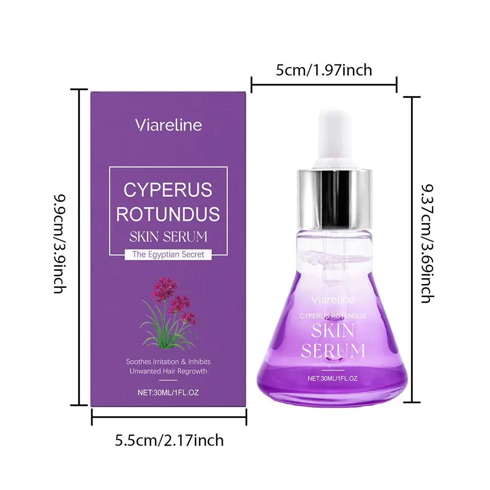 Cyperus Rotundus Skin Serum, Cyprus Rotundus Oil for Hair Reducing,Natural Gentle Shaving Oil for Women Moisturising Soothing