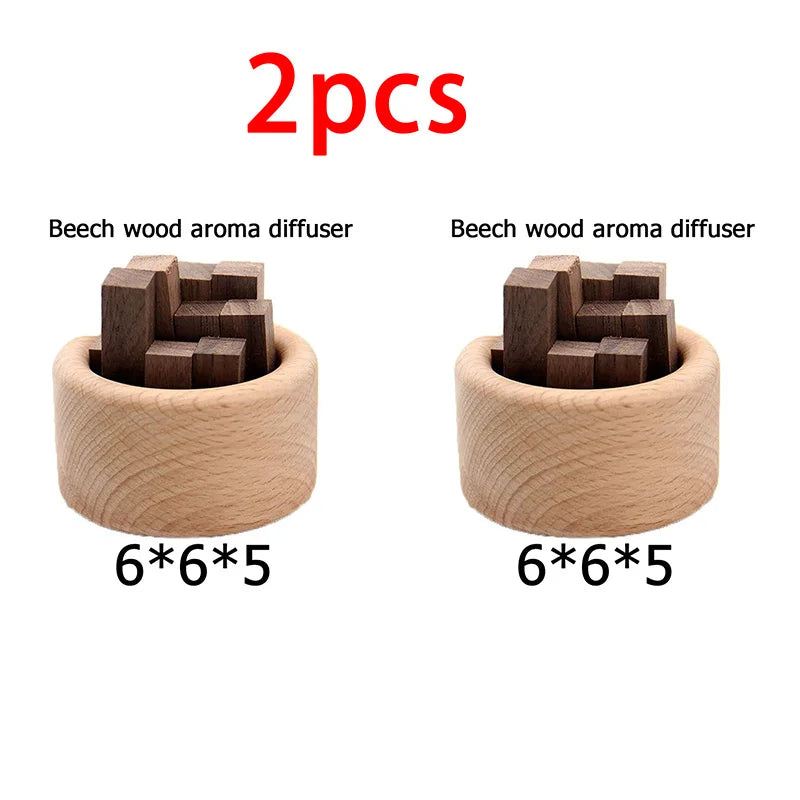 Essential Oil Diffuser Home Perfume Diffuser Expander Beech Wood Reed Diffuser Bottle Eco-Friendly Fireless Aroma Aromatherapy
