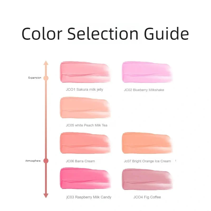 AZTK Liquid Blush Expand Shrink Matte Atmosphere Contorting Brightening Lifts Complexion Cheek Blue Cheek Purple Blush Girl
