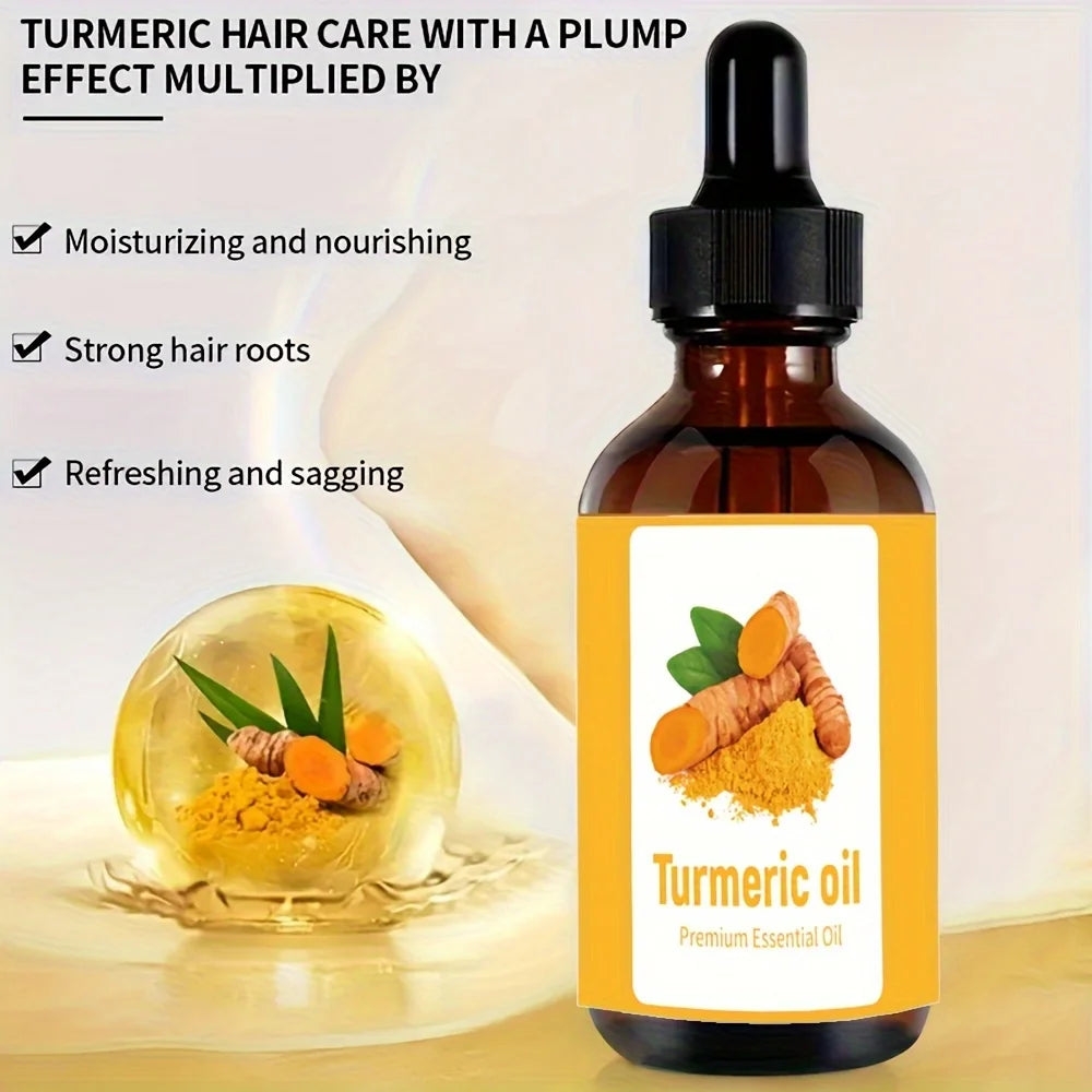 1PC Turmeric Serum for Dark Spots Corrector Serum for Face & Body, Anti Aging Facial Serum for Women Men, Reduces Hyperpigmentat