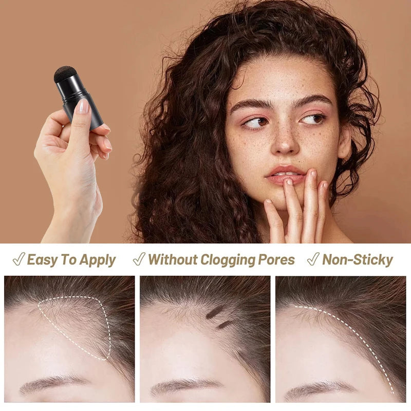 Instant Hairline Powder Fast Covering Hair Root Concealer Eyebrow and Beard Lines, and Long-lasting Wind and Sweat Resistant