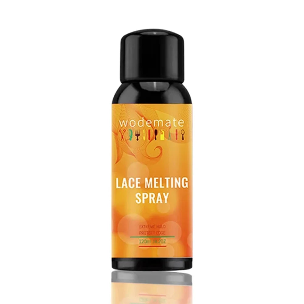 120ml Lace Melting Spray Strong Hold Hair Glue Wig Styling Spray Invisible Lace Melting Spray Quick Drying Wig Accessory