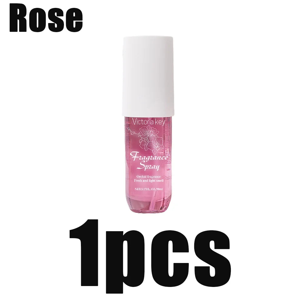 1pcs 90ml Alcohol Free Fragrance Spray Fragrance Of Flowers Scented Air Freshener Apply To Clothing Home Long-Lasting Deodoran