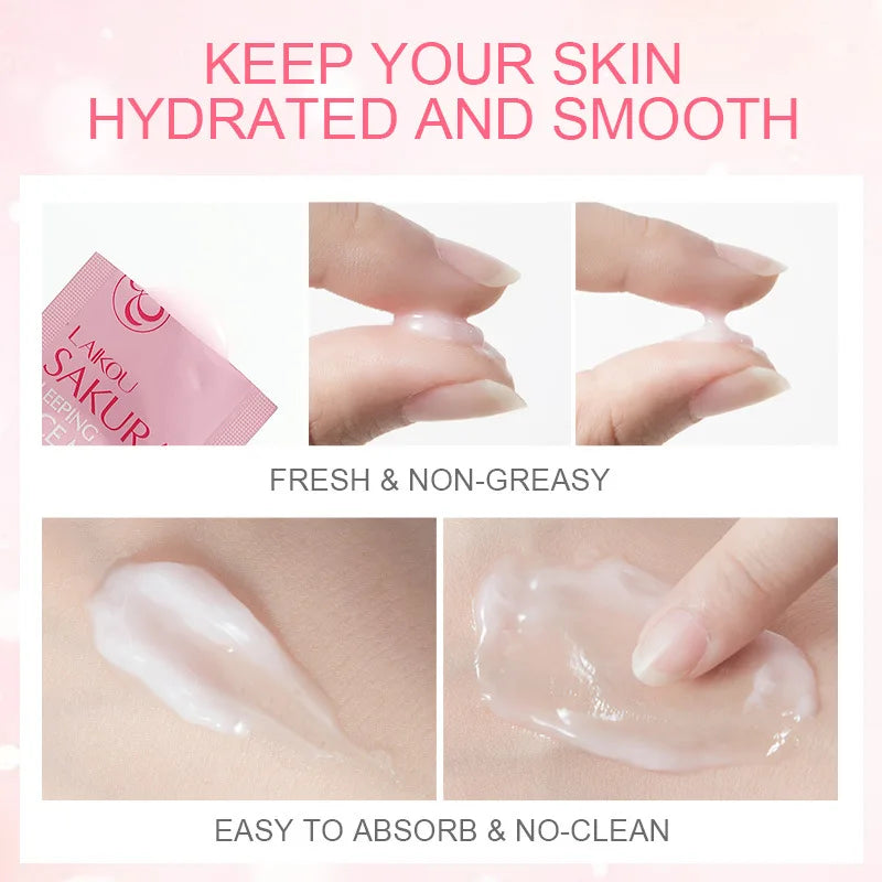 LAIKOU 7pcs Moisturizing Facial Mask Anti Wrinkle Firming Hydrating Sleeping Face Masks Face Mask Beauty Korean Skin Care