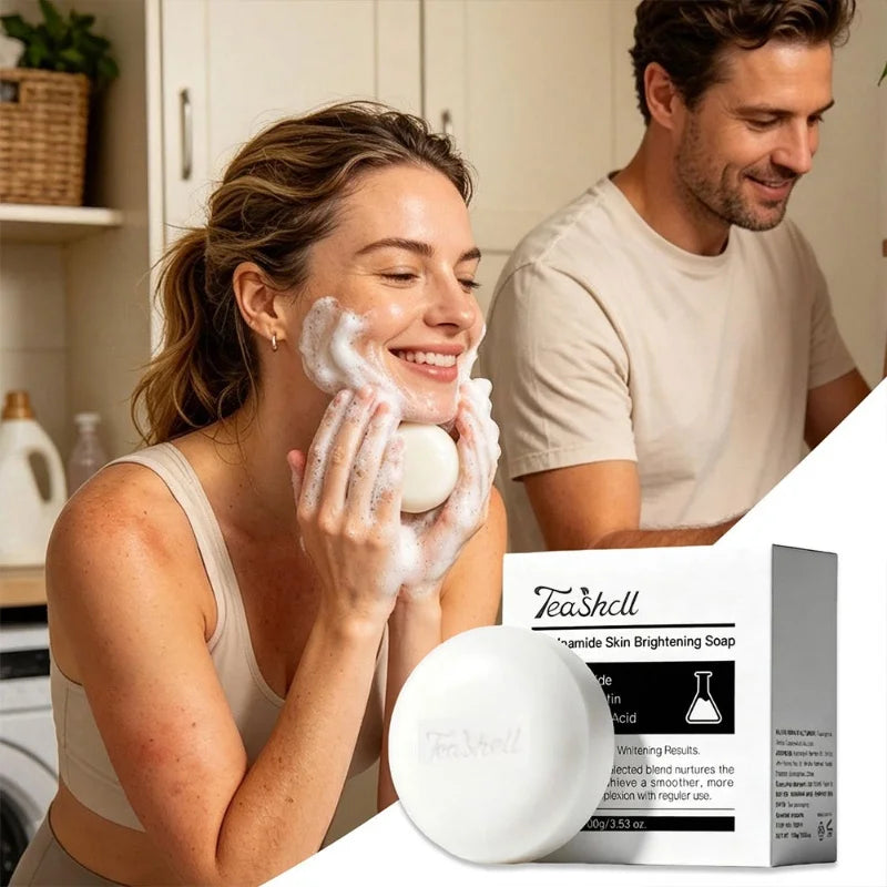 Niacinamide Cleansing Soap Hydrating Body Wash Bar 100g Mild Non Irritating Plant Extracts Suitable For Bathing Handmade Soap