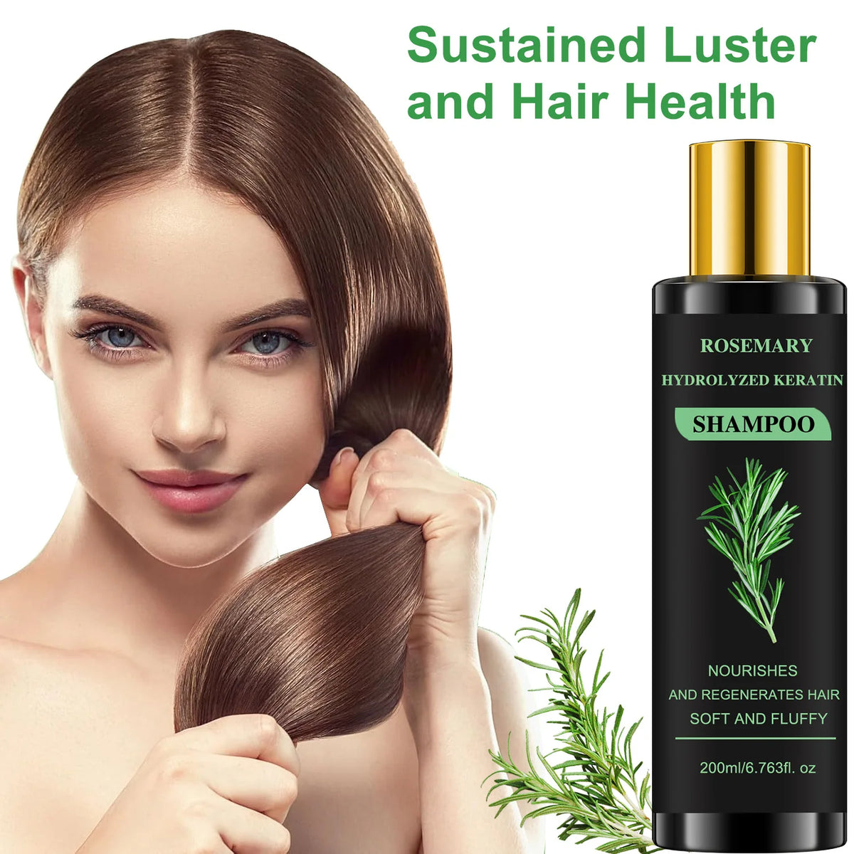 Hair Shampoo For Fast Hair Growth Rosemary Hair Regrowth Shampoo Anti Hair Loss Effective, Hair Care Is Healthier