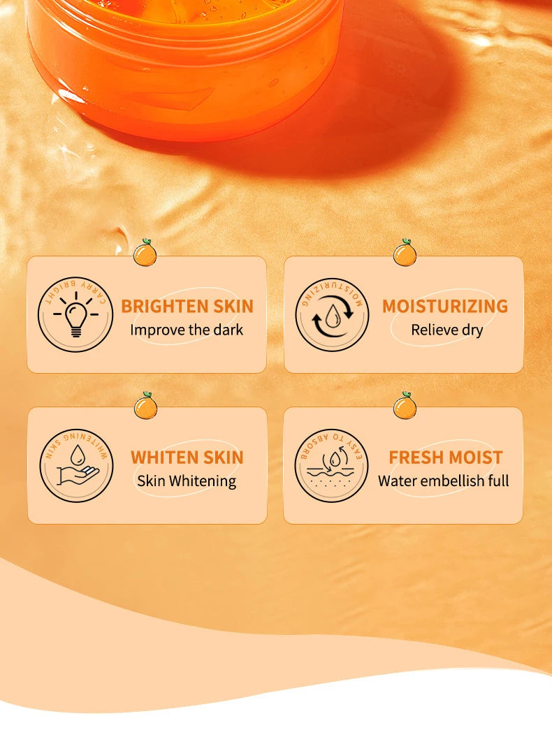 SADOER Vitamin C Moisturizing Aloe Vera Gel Facial Creams Skin Anti Wrinkle Nourishing Hydrating Face Cream Skin Care