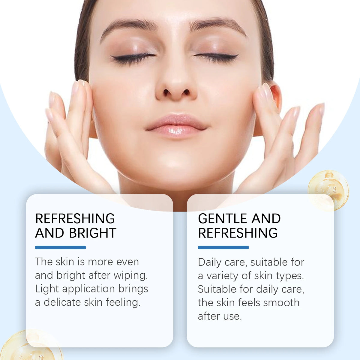 Glycolic Acid Exfoliating Pads - Gentle Peel Pads For Face, Brightening & Smoothing Skin With Salicylic Acid