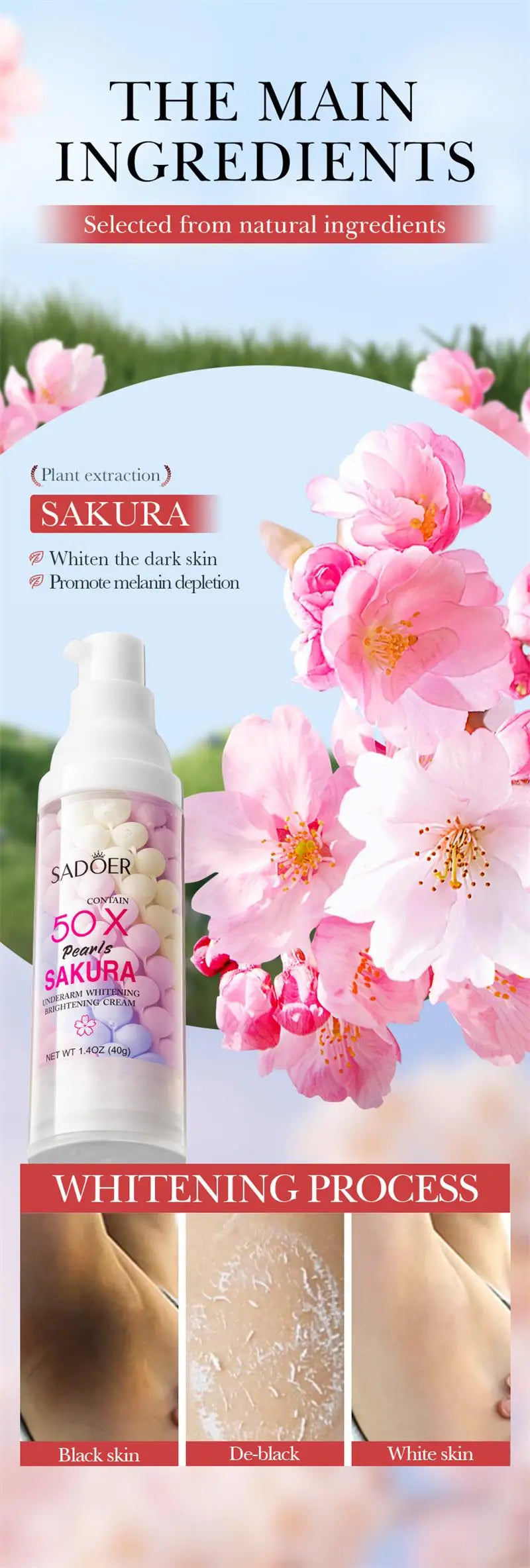 Whitening Cream Private Parts Underarm Bleaching Serum Whiten Butt Knee Brighten Inner Thigh Intimate Parts Dark Remove Melanin