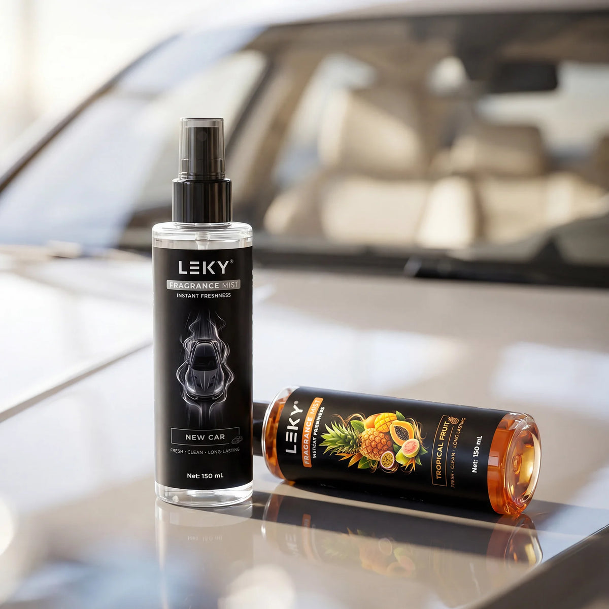 LEKY 150ML Multi-Scents Fragrance Spray Portable Air Freshener for Car And Home Long-Lasting Romantic Scent Atmosphere