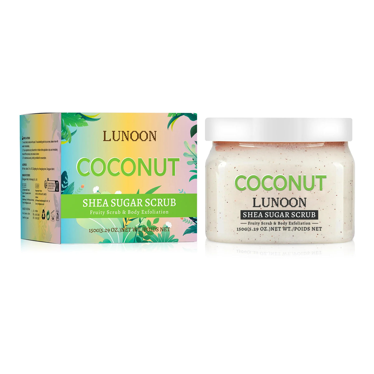 Watermelon Shea Butter Sugar Scrub 150g - Natural Exfoliator for Smooth, Hydrated Skin on Elbows, Knees, Back & Legs.