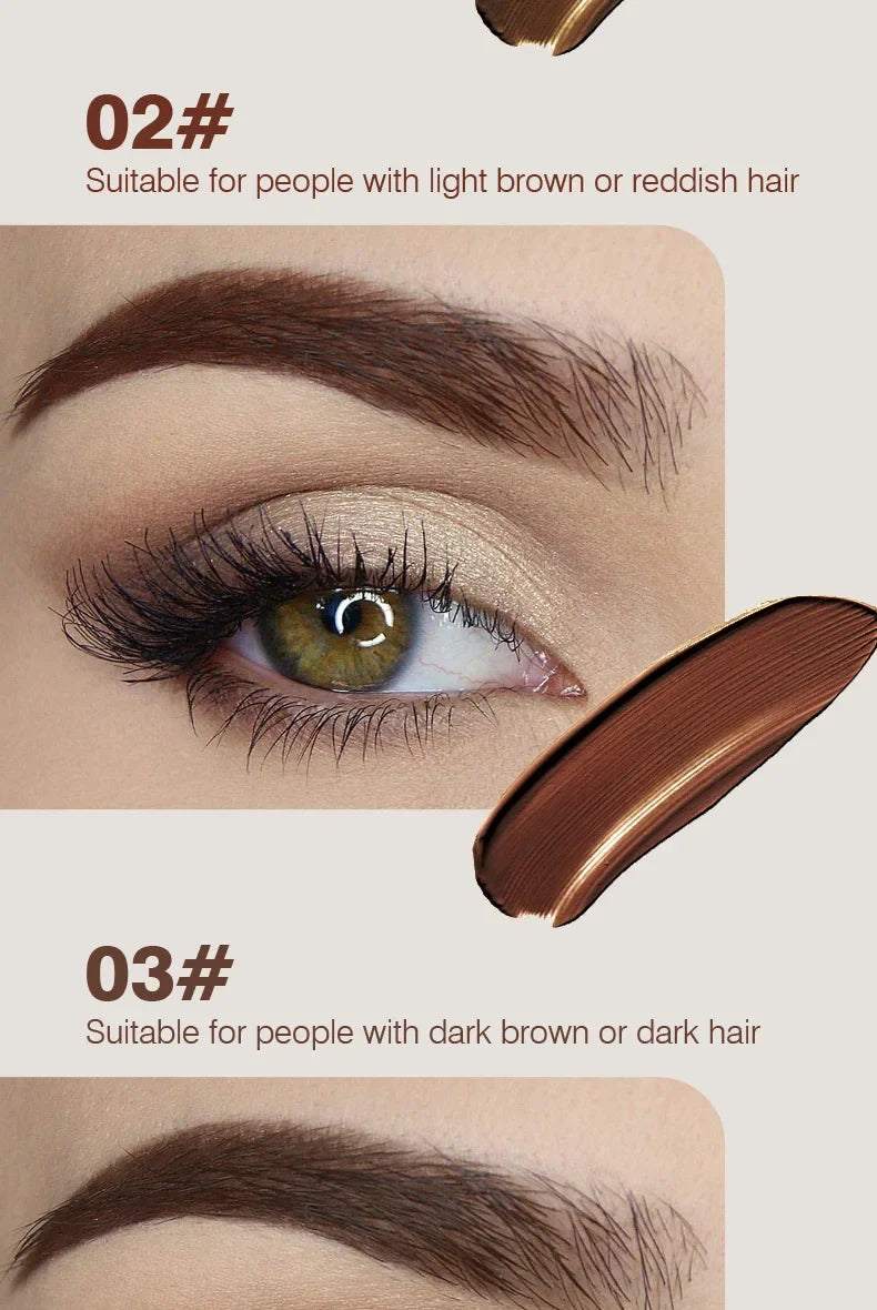 Professional Eyebrow Enhancers Cream Women Natural Liquid Dyeing Eyebrow Set Brow Tattoo Pigments Lasting Waterproof Eyebrow Gel