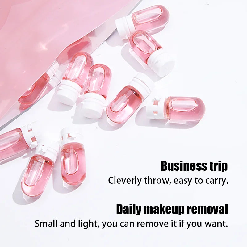 40pcs Cleansing and Makeup Remover Oil Gently Dissolve, Moisturize, Soothe, and Make Facial Makeup Remover Portable