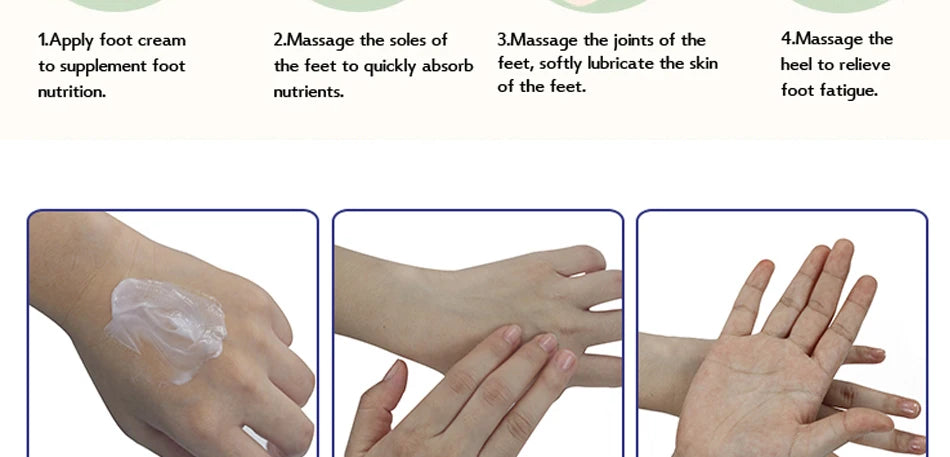 Effective Chinese Anti-Drying Crack Foot Cream Heel Cracked Repair Cream Removal Dead Skin Foot Mask Chapping Care 33/55/85g