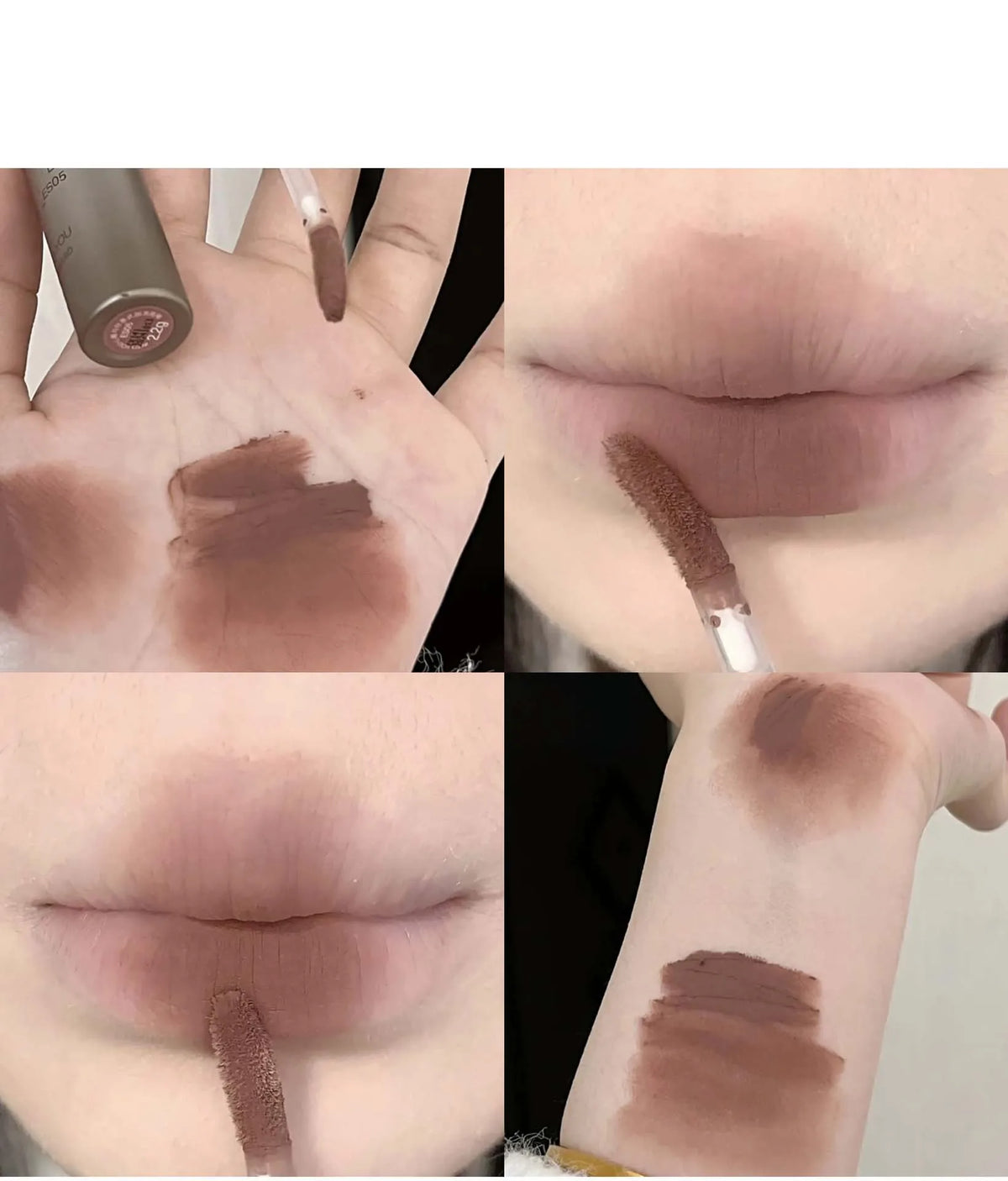 Tube Matte Lipstick, Waterproof and Sweatproof, Does Not Fade Or Remove Makeup, Can Be Used on Both Lips and Cheeks